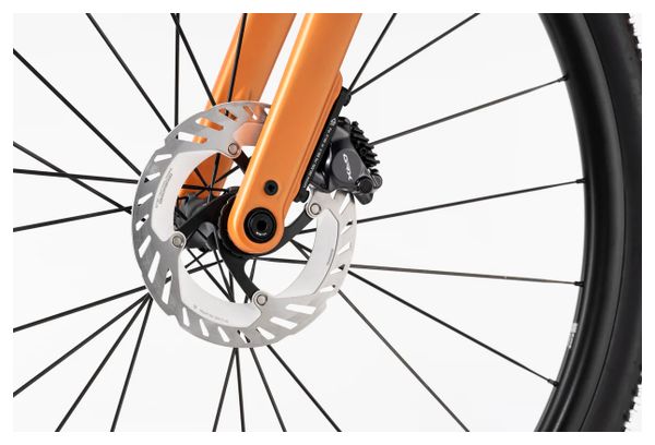 Vélo de Gravel Ghost Asket Advanced EQ Shimano GRX 12V 700 mm Orange Mat 2026