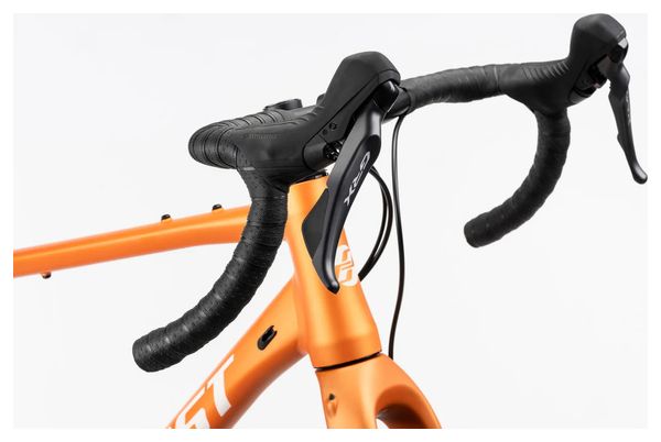 Vélo de Gravel Ghost Asket Advanced EQ Shimano GRX 12V 700 mm Orange Mat 2026