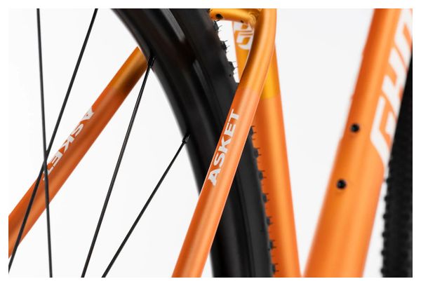 Vélo de Gravel Ghost Asket Advanced EQ Shimano GRX 12V 700 mm Orange Mat 2026