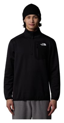 The North Face Crest 1/4 Zip Fleece Black