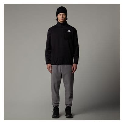 The North Face Crest 1/4 Zip Fleece Black