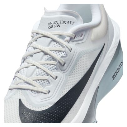 Chaussures Running Nike Zoom Fly 6 Blanc/Gris Homme