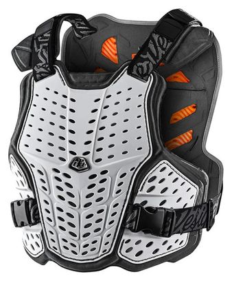 Plastron Troy Lee Designs Rockfight CE Blanc