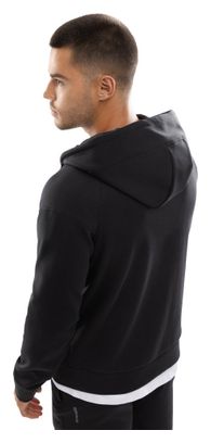 Sweat à capuche fitness zippé homme Intrepid Noir