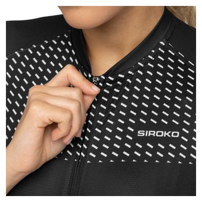 Maillot vélo ultraléger femme Cyclisme M3 Milano Noir