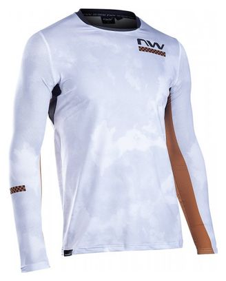 Maillot Manches Longues Northwave Bomb Blanc/Or
