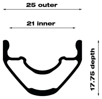 WTB KOM Light i21 29''/700c Rim Black