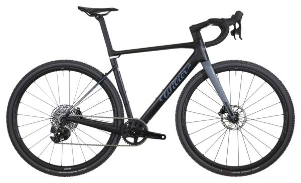 Wilier Triestina Rave SLR Gravel Bike Sram Rival XPLR eTap AXS 12S 700 mm Schwarz Grau Matt 2023