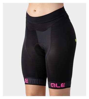 Pantaloncini Traguardo da donna senza spalline Nero/Rosa fluorescente