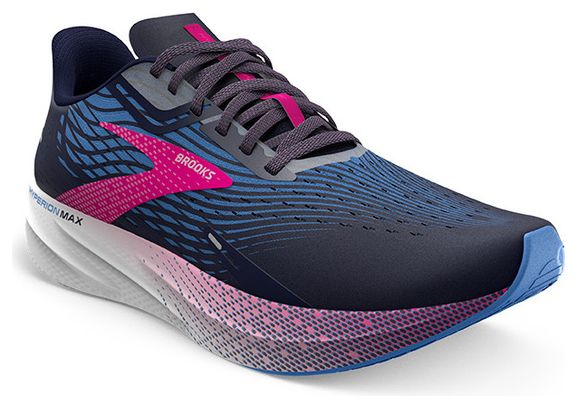 Chaussures Running Brooks Hyperion Max Bleu Rose Femme 38