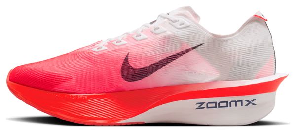 Nike Vaporfly 4 hardloopschoenen Wit/Rood Heren