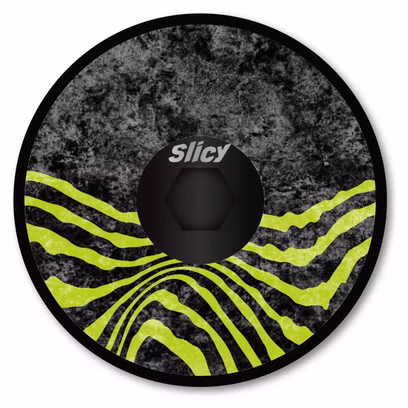 Tappo per manubrio Slicy Fun Cap Asphalt Grigio / Nero