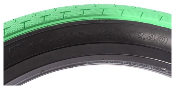 2x pneus BMX ACME 20 pouces x 2 40 pouces vert KHE