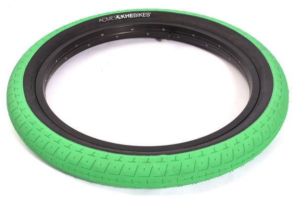 2x pneus BMX ACME 20 pouces x 2 40 pouces vert KHE