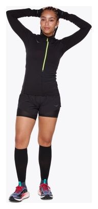 Haut 1/2 Zip Hoka BaseZip Noir Femme