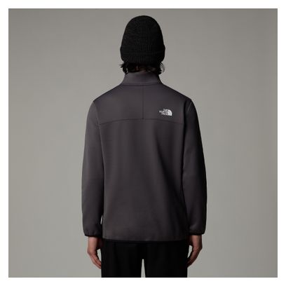 Polaire Bicolore Tough Grit – Noir/gris Anthracite, Fermeture 1/4, Léger Et Respirant, Taille L