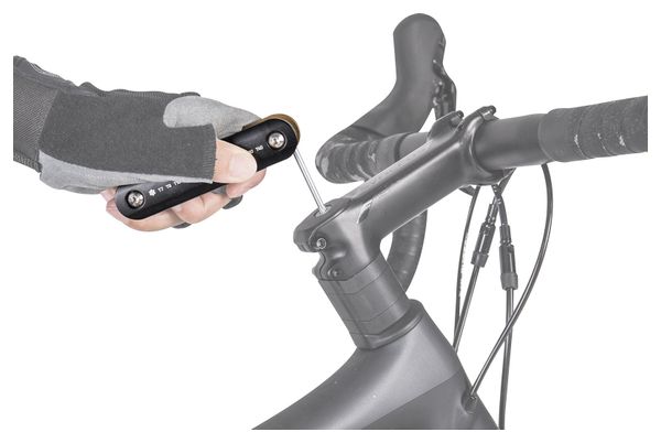 Topeak Torx Combo Multi Tool Zwart / Goud (9 Functies)
