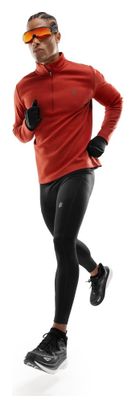 Pull fitness demi-zip homme Torch Rouge