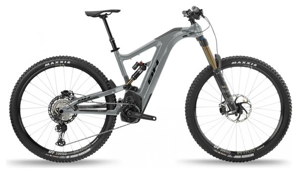 Bicicleta de montaña eléctrica de suspensión total BH AtomX Carbon Lynx 6 Pro-SE Shimano XT 12 V, 720 Wh, 29', gris, 2021