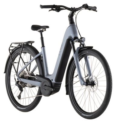 VTC Électrique Cube Touring Hybrid Pro 800 Easy Entry Shimano Cues 11V 800 Wh 700 mm Gris Pearl 2026