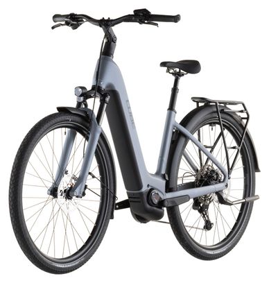 VTC Électrique Cube Touring Hybrid Pro 800 Easy Entry Shimano Cues 11V 800 Wh 700 mm Gris Pearl 2026