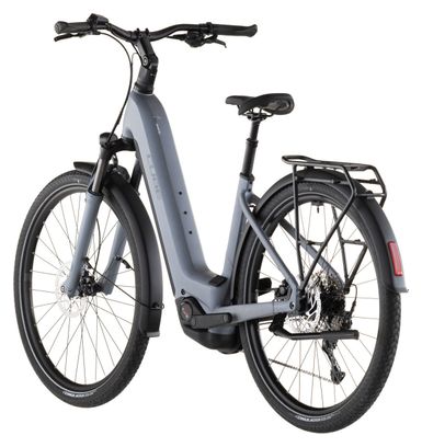 VTC Électrique Cube Touring Hybrid Pro 800 Easy Entry Shimano Cues 11V 800 Wh 700 mm Gris Pearl 2026