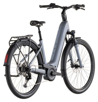 VTC Électrique Cube Touring Hybrid Pro 800 Easy Entry Shimano Cues 11V 800 Wh 700 mm Gris Pearl 2026