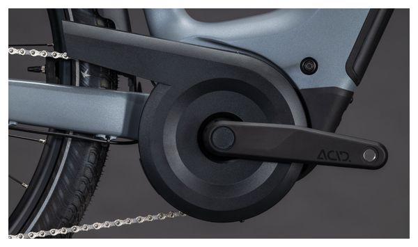 VTC Électrique Cube Touring Hybrid Pro 800 Easy Entry Shimano Cues 11V 800 Wh 700 mm Gris Pearl 2026