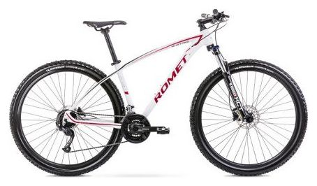 Vélo ROMET MTB 29 pouces MUSTANG M1 blanc-rouge