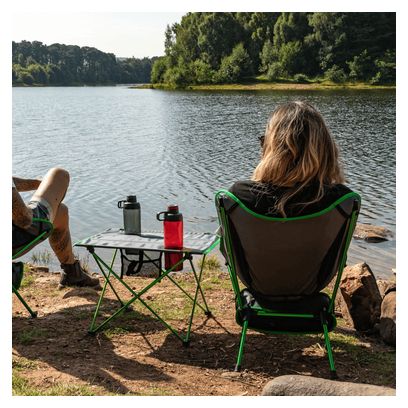 Highlander Ayr Folding Chair, Green/Gray