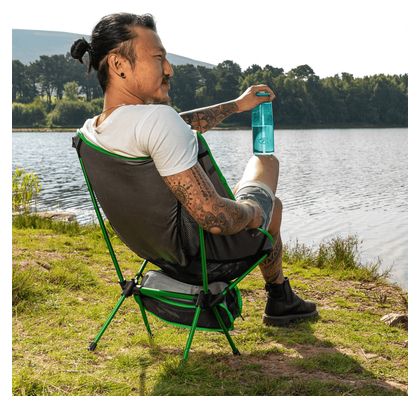 Highlander Ayr Folding Chair, Green/Gray