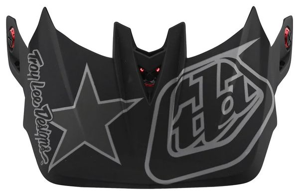 TROY LEE DESIGNS D4 VISOR FREEDOM 2.0 BLACK RED