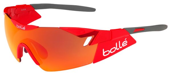 BOLLE Radsport Sonnenbrille 6. SENSE Rot Grau - Rouge