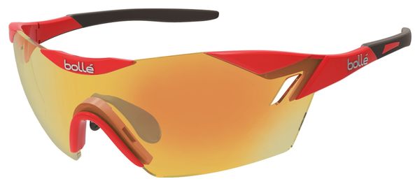 BOLLE Cycling Sunglasses 6th SENSE Red Grey - Rouge