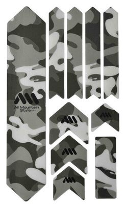 All mountain style white camo sales