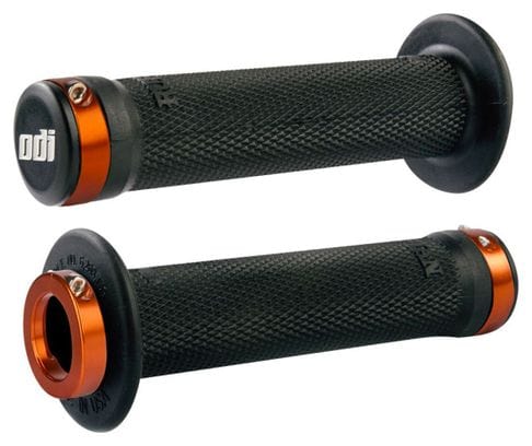 ODI Ruffian BMX Lock-On Grips 143mm Black Orange