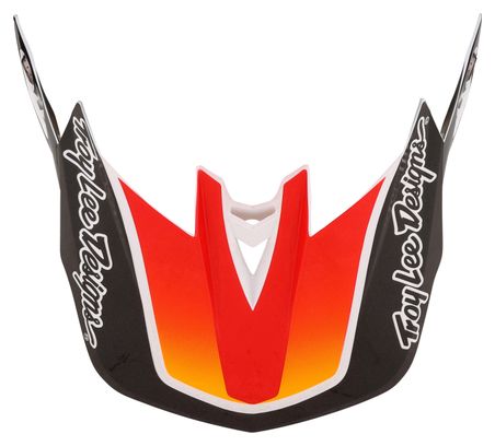 Troy Lee Designs D4 Composite Mips Full Face Helm White/Orange