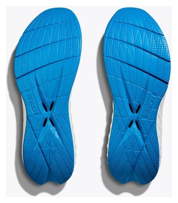 Chaussures de Running Femme Hoka Carbon X 3 Bleu Vert Jaune