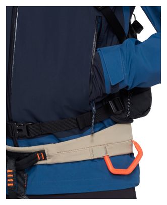 Mammut Crag Hooded Waterproof Jacket Blue Men's