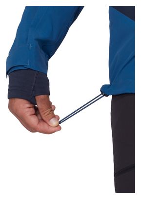 Mammut Crag Hooded Waterproof Jacket Blue Men's