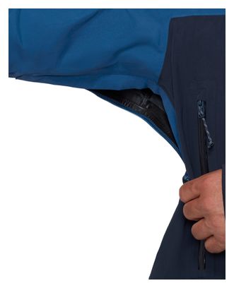 Mammut Crag Hooded Waterproof Jacket Blue Men's