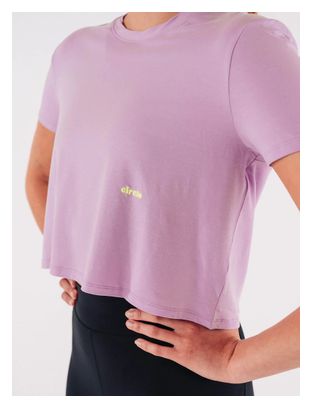 Crop-Top Circle Smooth Operator Rose Lilas Femme