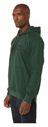 Sweat à capuche Asics Big Logo Vert Homme