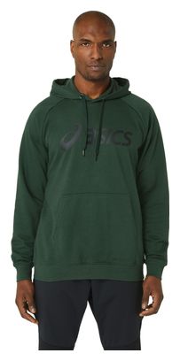 Sweat à capuche Asics Big Logo Vert Homme