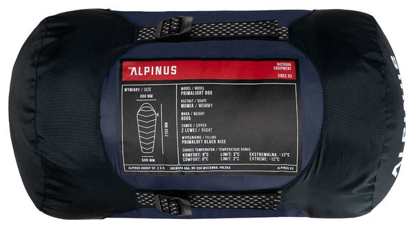 Sac de couchage Alpinus Primalight 800 (Droit)