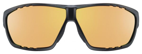 Lunettes UVEX Sportstyle 706 CV V Noir Mat / Rouge