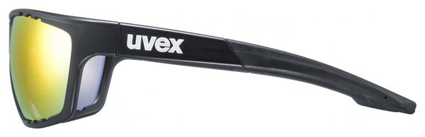 Lunettes UVEX Sportstyle 706 CV V Noir Mat / Rouge