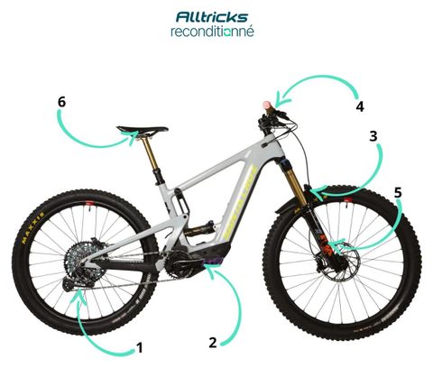 Produit Reconditionné - VTT Electrique Santa Cruz Heckler Carbon CC 29'/27 5' SramX01 12V 720Wh Gris 2022