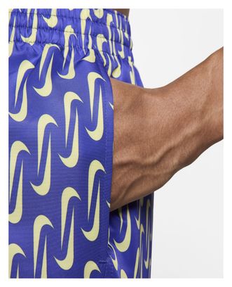 Nike Swoosh Link Swim Shorts Purple