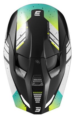 Casque Intégral Shot Furious Mirage Bleu Jaune Adulte